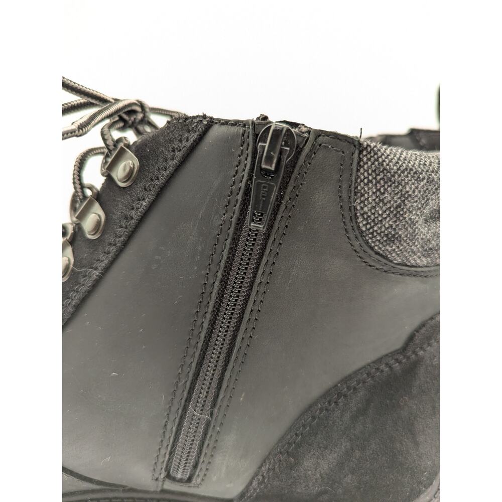 Clarks | Raisie Vita Boot Ankle Leather Zip Up & Tie | Sz 9.5 W - Picture 9 of 12